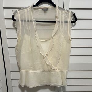 Ann Taylor Elegant Cream Blouse